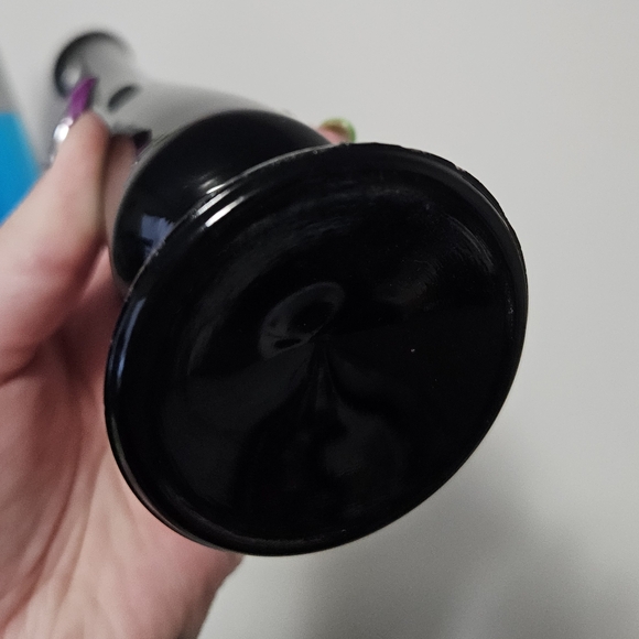 Black Glass Bud Vase - Picture 5 of 7